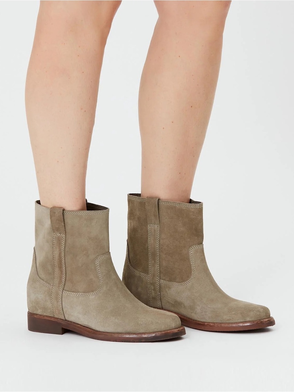 NIB Isabel Marant susee low ankle boots Taupe